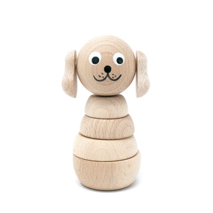 Wooden Stacking Puppy