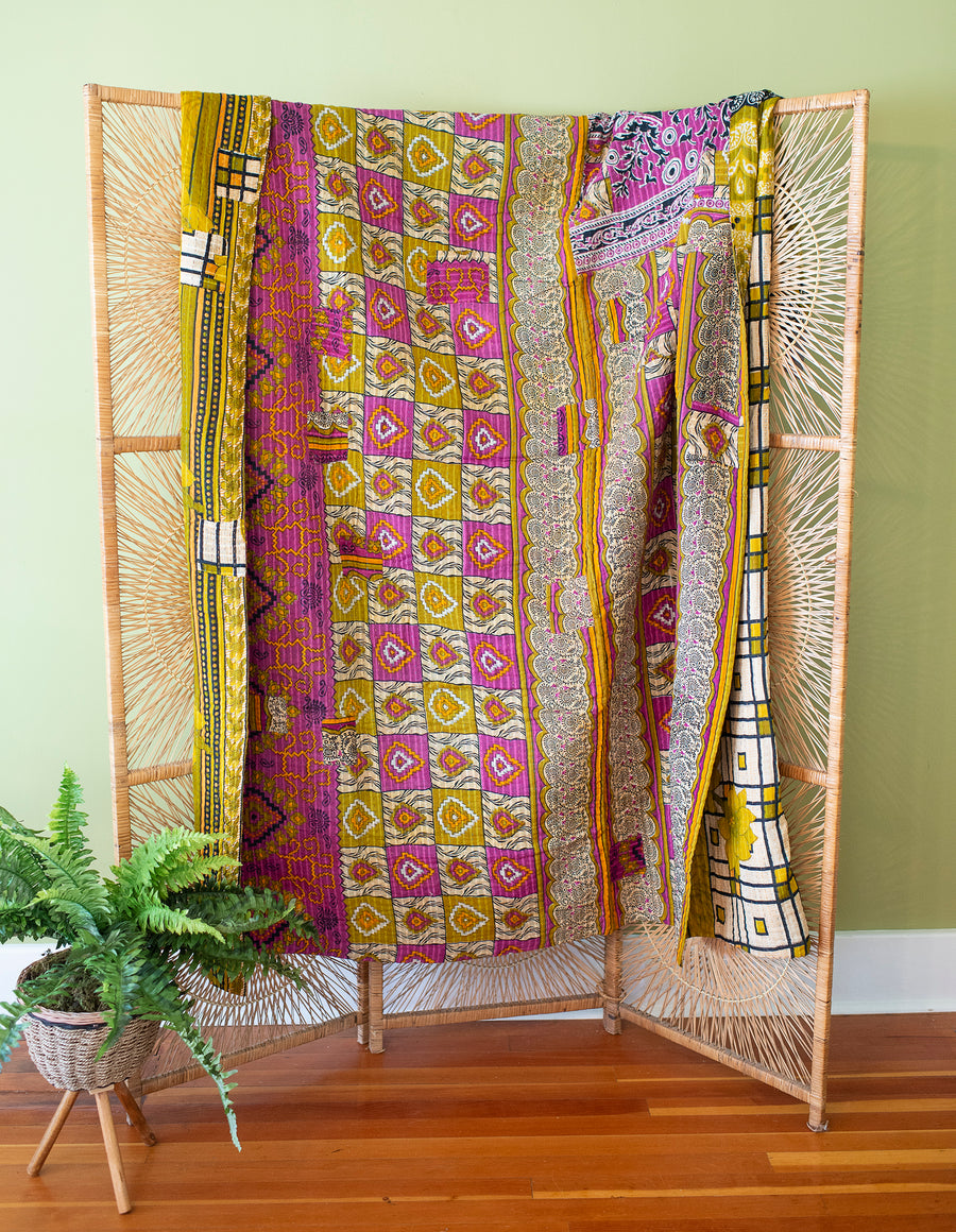 Double Kantha Quilt