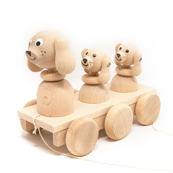 YAMKAY Handcrafted Natural Colored Wooden Toys for Baby Kids and Toddlers  Best Gift Idea Handmade Wooden Figurines Beautiful Home Decoration