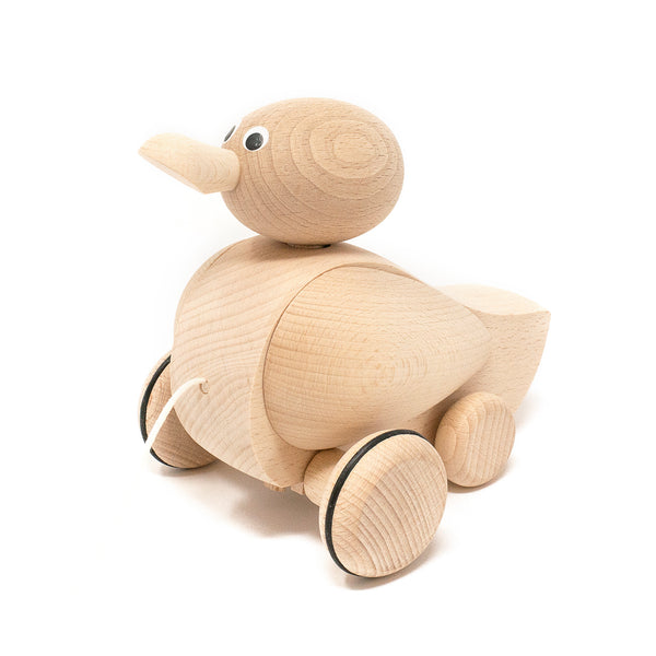 Wooden Pull Along Quacking Duck