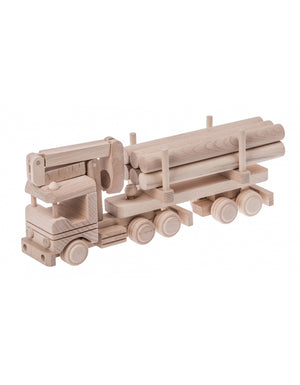 Wooden Semi With Loader