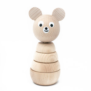 Wooden Stacking Bear