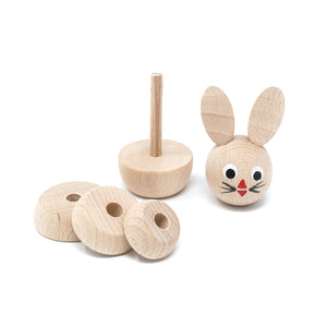 Wooden Stacking Bunny