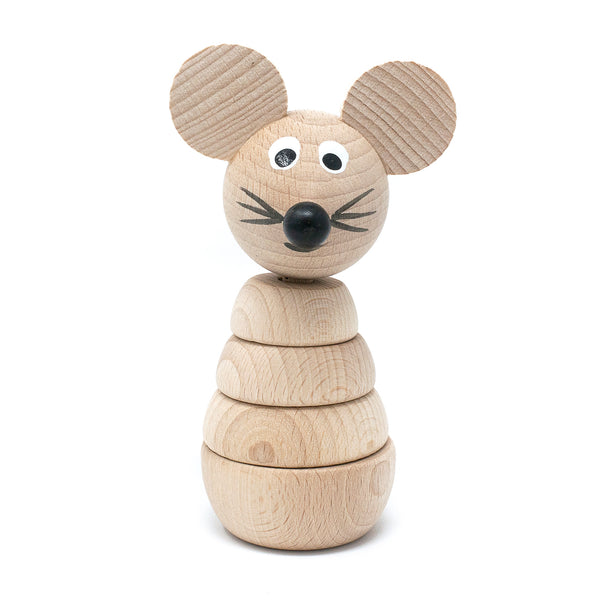 Wooden Stacking Mouse