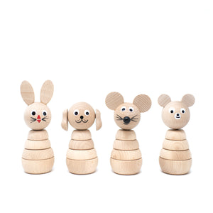 Wooden Stacking Mouse