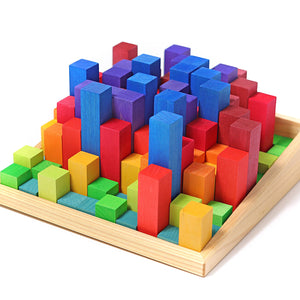Learning - Stepped Counting Blocks, 2cm thick
